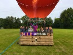 Prettige ballonvaart in de buurt van Rijsbergen op maandag 17 juni 2024