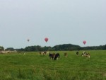 Betoverende luchtballon vaart vanaf startveld Zaltbommel op maandag 19 augustus 2024