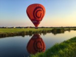 Unieke ballon vaart opgestegen op startlocatie Beesd op woensdag 26 juni 2024