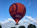 Verrassende luchtballon vaart opgestegen op startlocatie Maastricht op woensdag  7 augustus 2024