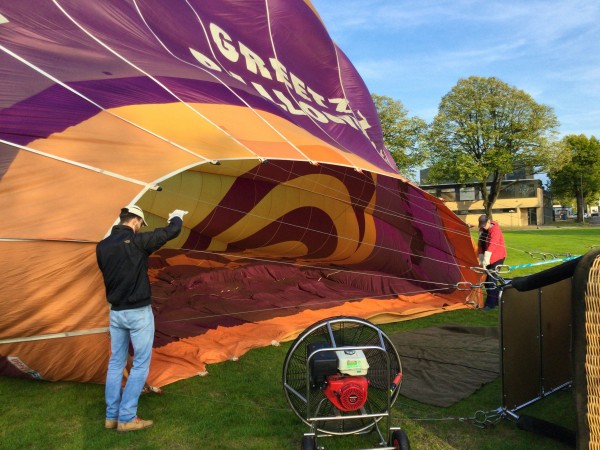 Ballonvaart op zondag 15 september 2024 vanuit Amersfoort